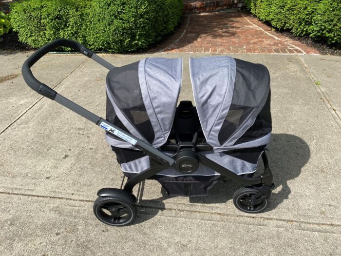 graco adventure stroller wagon with canopy up