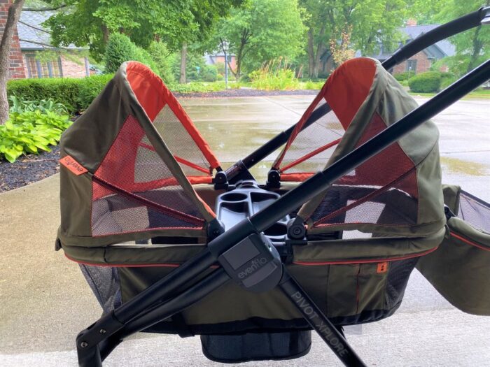 Evenflo Xplore canopy, rainy day