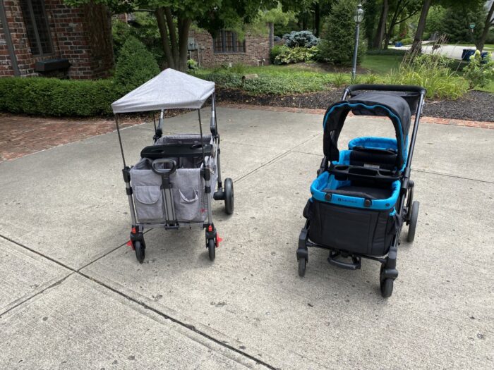 ever advanced and baby trend expedition wagons side by side