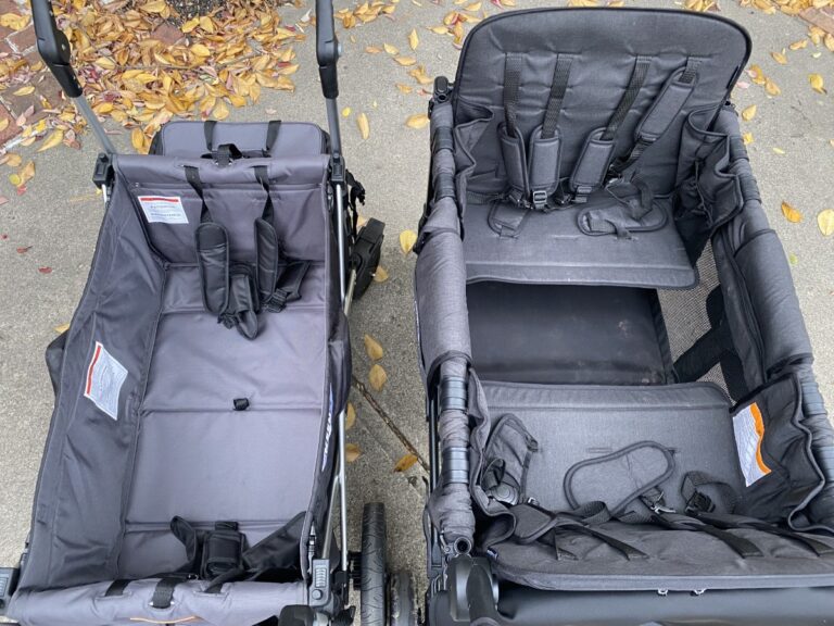 Keenz vs Wonderfold Stroller Wagon Comparison Kid Travel