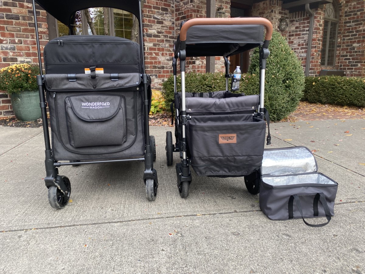 Keenz vs Wonderfold Stroller Wagon Comparison Kid Travel