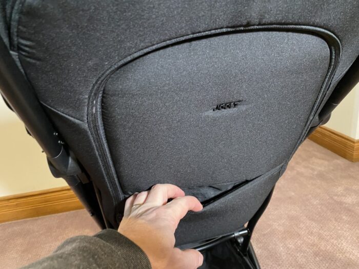 joolz aer pocket on back of stroller