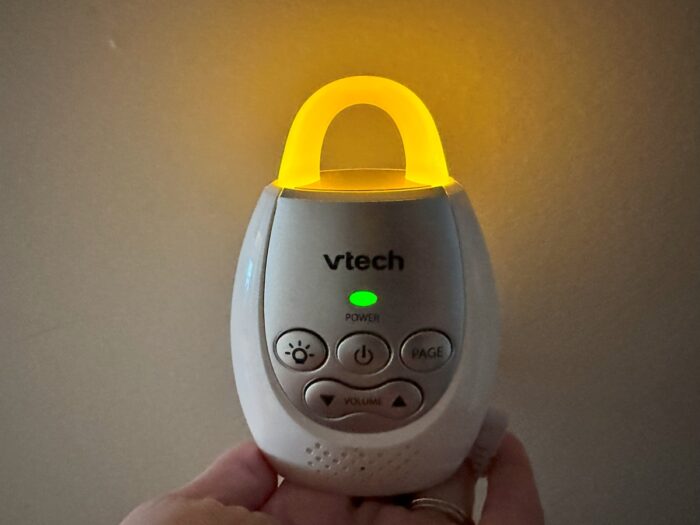 vtech dm221 with yellow night light turned on